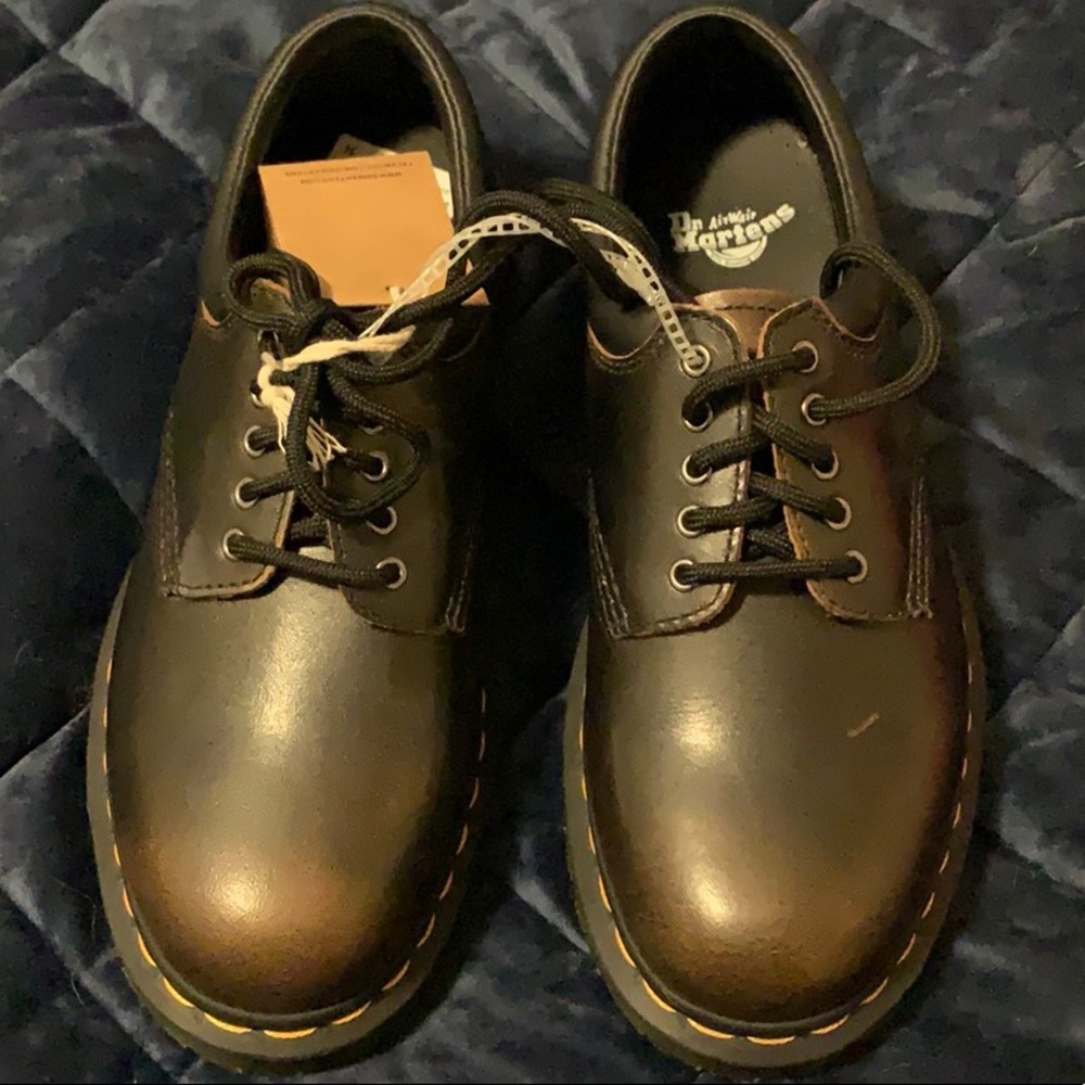Dr Martens 8053 black brown leather shoes size 6